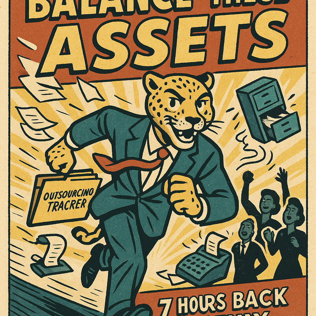 Accountants & Fractional CFOs: Slash 7 Hours Weekly with a Two-Tab Outsourcing Tracker Clients Instantly Understand